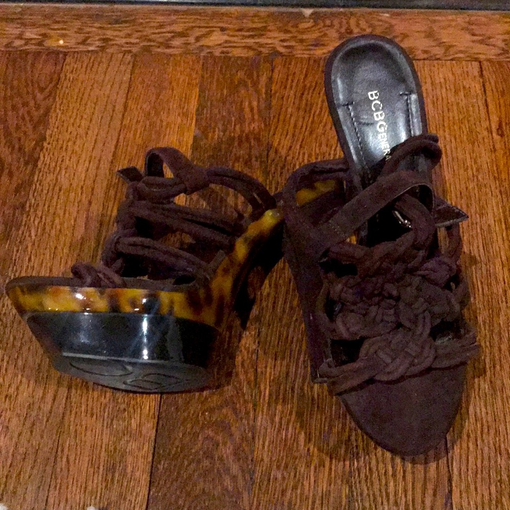 New BCBG HIGH heels. Platforms. NWOT